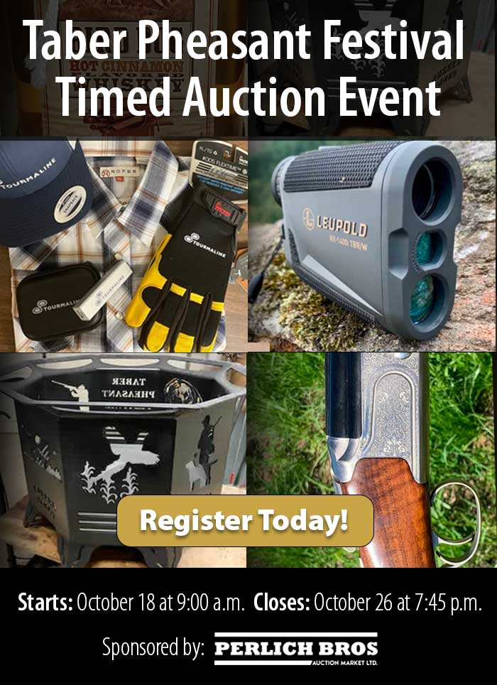 2023 Taber Pheasant Festival Timed Auction Event