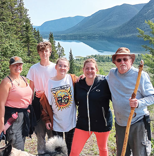 Rock Lake lookout hike. A family tradition.