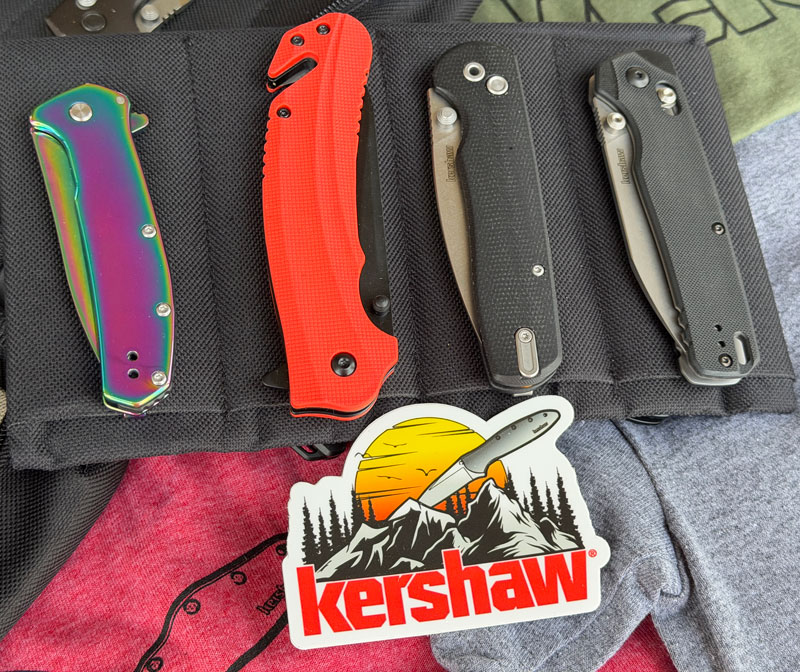 Kershaw knives on display